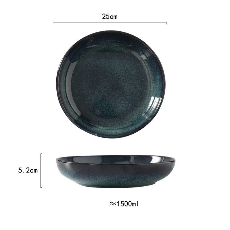 Assiette creuse japonaise en céramique Aurore, 20 ou 25 cm, vue 3