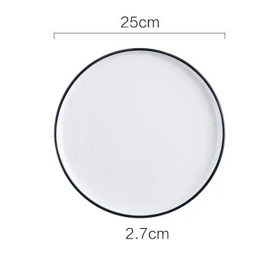 Assiette japonaise en grès mat Ambre, 18,5 et 25 cm, vue 7