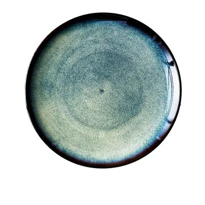 Assiette japonaise en grès à glaçure argile, 20 ou 25,4 cm, vue 4