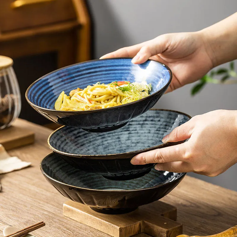 Bol à ramen japonais en grès Harmonie