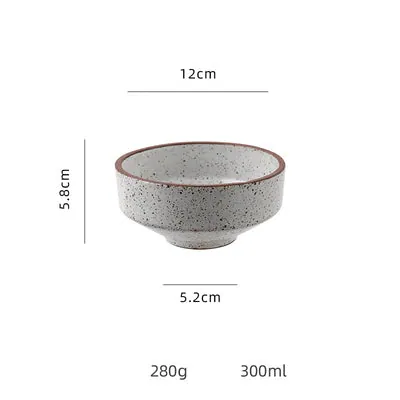 Bol japonais en grès émaillé Horizon, 14 cm, cinq coloris naturels, vue 7