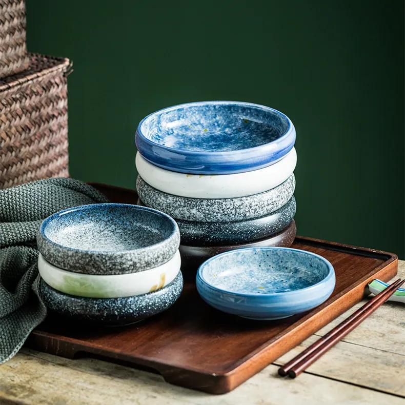 Bol japonais en céramique émaillée Iris, vue 2