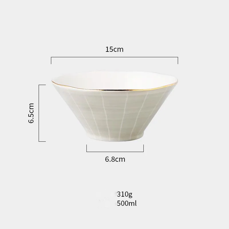 Bol japonais en grès émaillé gris Kogo, 15 ou 20 cm, vue 7