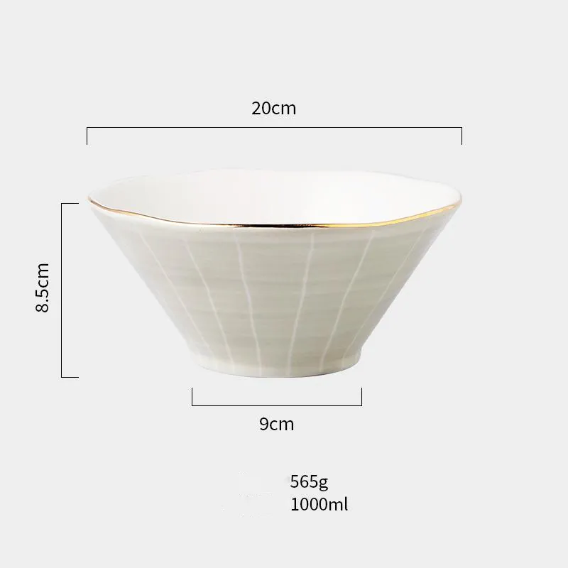 Bol japonais en grès émaillé gris Kogo, 15 ou 20 cm, vue 8
