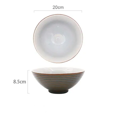 Bol à ramen japonais en céramique Tramontane, 20 cm