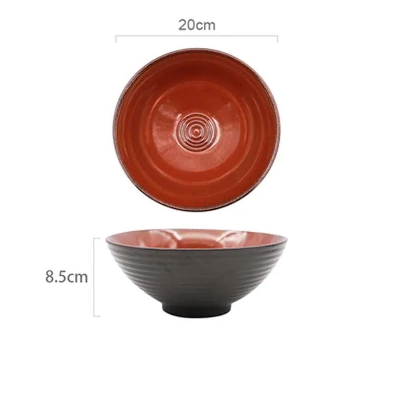 Bol à ramen japonais en céramique Tramontane, 20 cm, vue 3