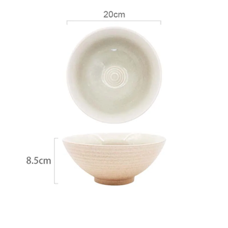 Bol à ramen japonais en céramique Tramontane, 20 cm, vue 4