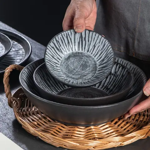 Bol japonais en grès émaillé Silence, 13,5, 18 ou 23,5 cm