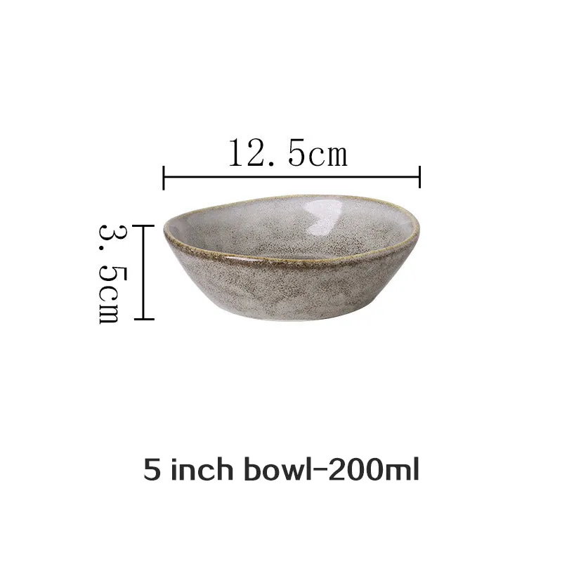 Bol japonais en grès émaillé Uji, gris ou noir métallique, vue 4