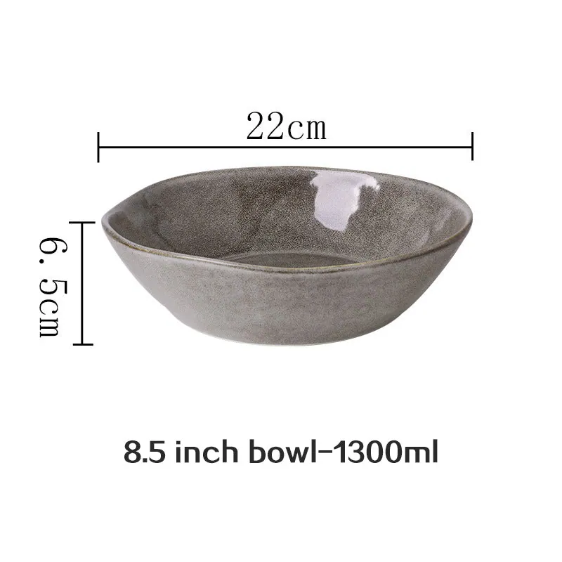 Bol japonais en grès émaillé Uji, gris ou noir métallique, vue 6