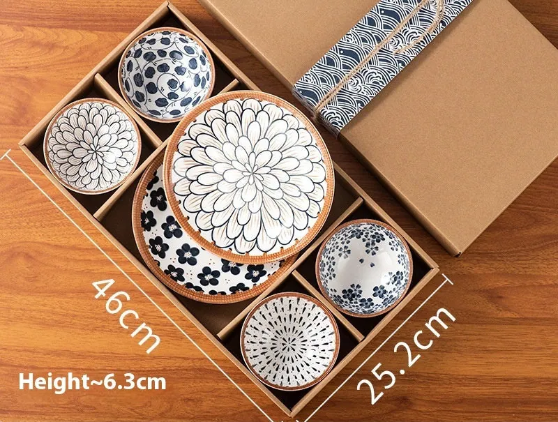 Coffret cadeau de bols japonais en céramique Noblesse, vue 5