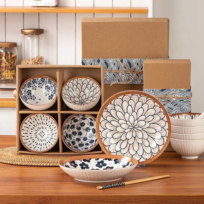 Coffret cadeau de bols japonais en céramique Noblesse, vue 7
