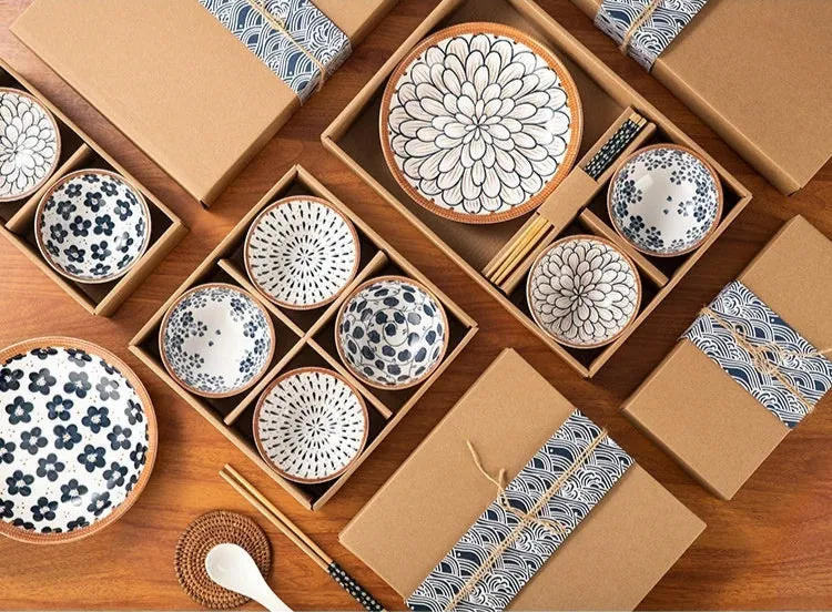 Coffret cadeau de bols japonais en céramique Noblesse, vue 8