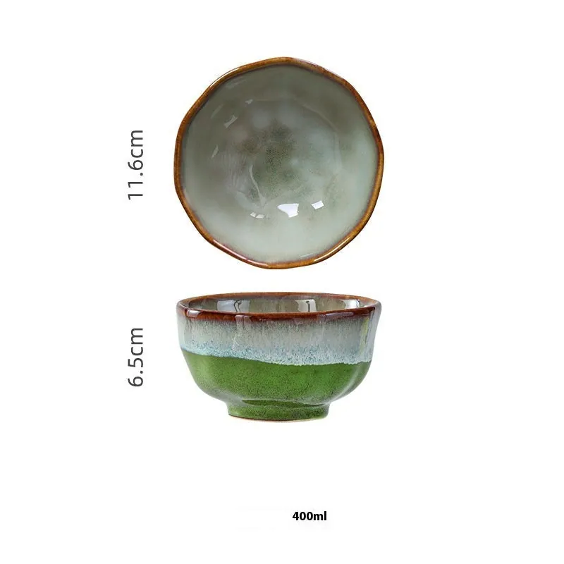 Assiettes, bols et tasses japonais en grès Équilibre, vue 6
