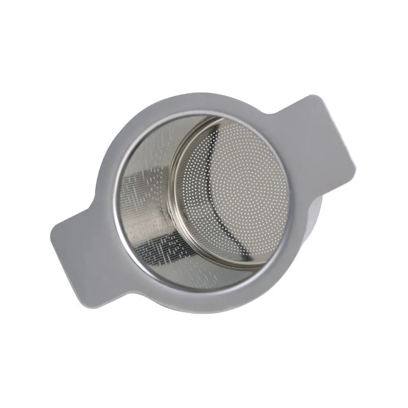 Infuseur à thé réutilisable en inox à anses Indigo, vue 4