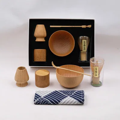 Kit matcha japonais 6 pièces en coffret Glycine, vue 2