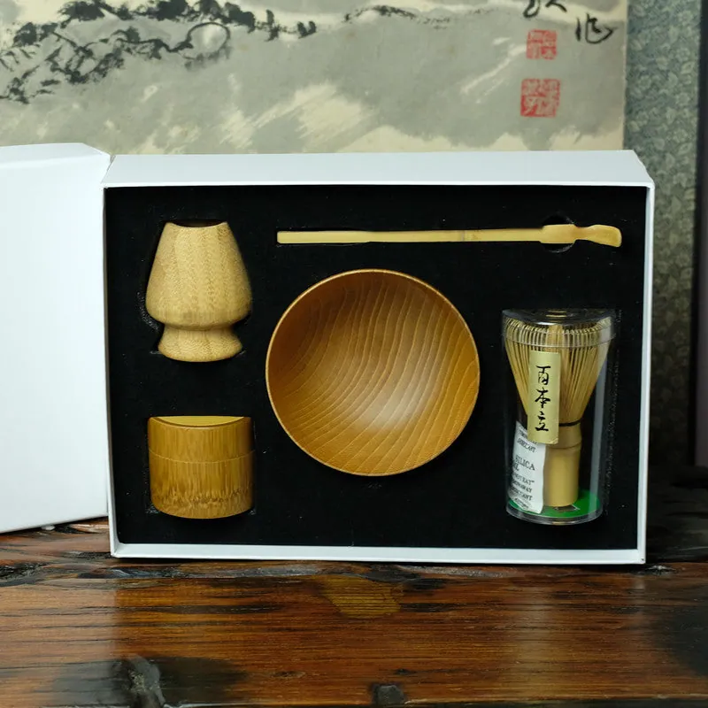 Kit matcha japonais 6 pièces en coffret Glycine, vue 3