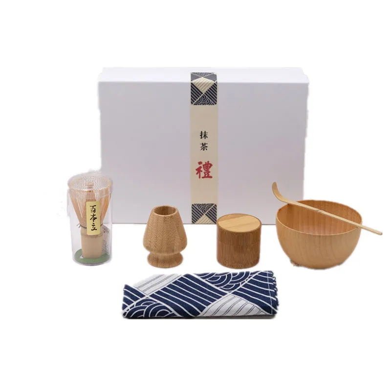 Kit matcha japonais 6 pièces en coffret Glycine, vue 5