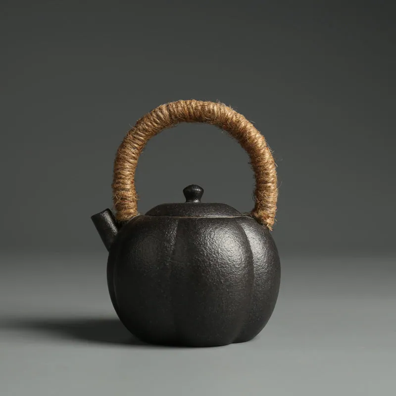 Mini théière japonaise en grès Atelier, 250 ml, anse en cordage