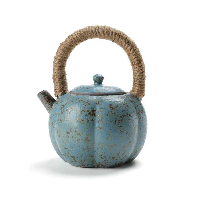 Mini théière japonaise en grès Atelier, 250 ml, anse en cordage, vue 7