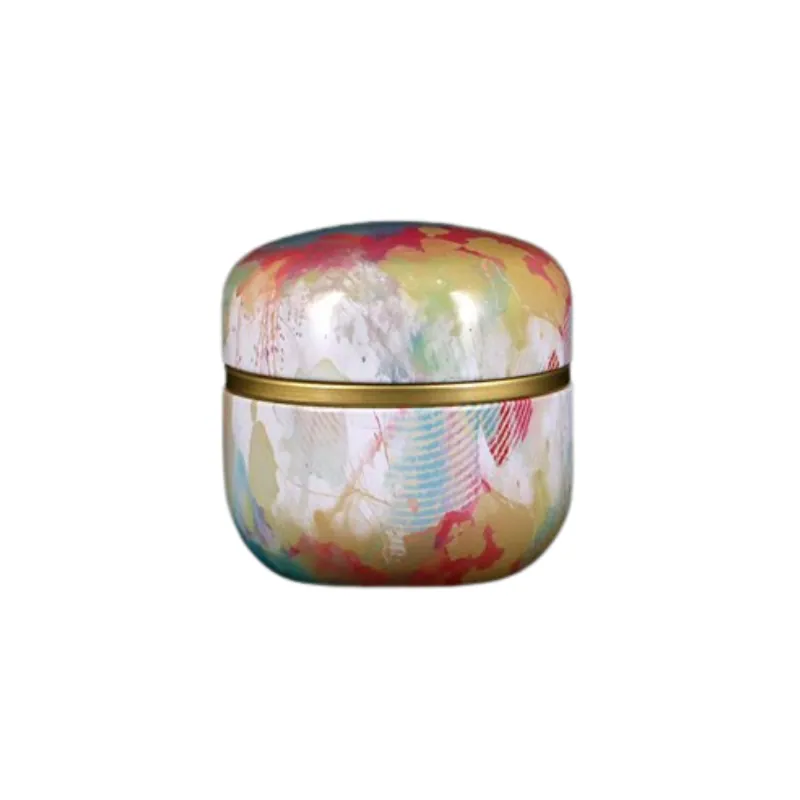 Boîte à thé en métal à motifs floraux Subtilité, 6 coloris, vue 4
