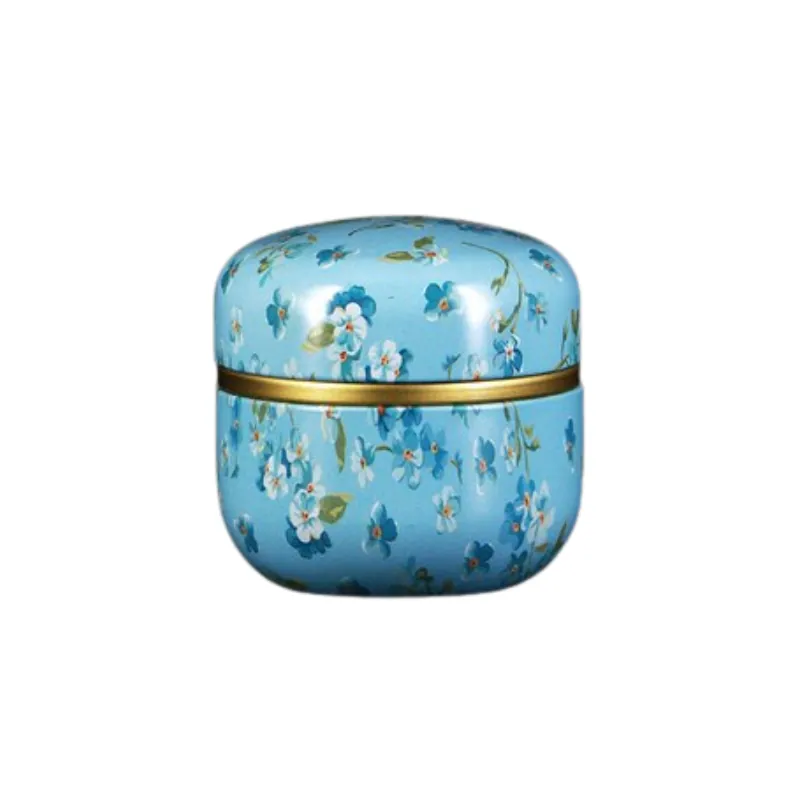 Boîte à thé en métal à motifs floraux Subtilité, 6 coloris, vue 5
