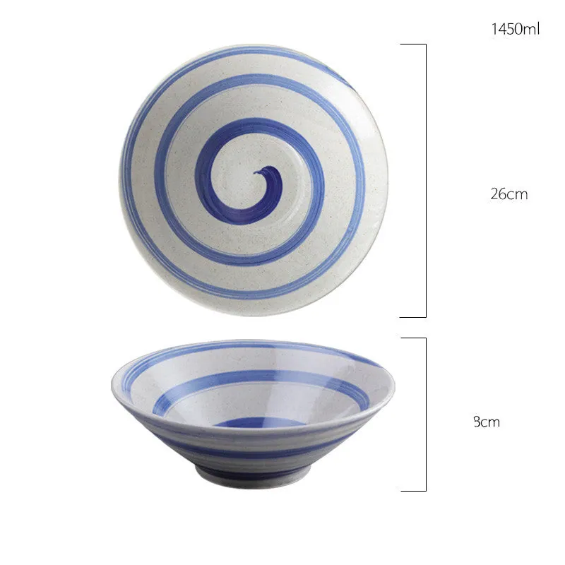 Bol à ramen japonais en grès Équinoxe, 20, 23 ou 25,5 cm, deux coloris, vue 7