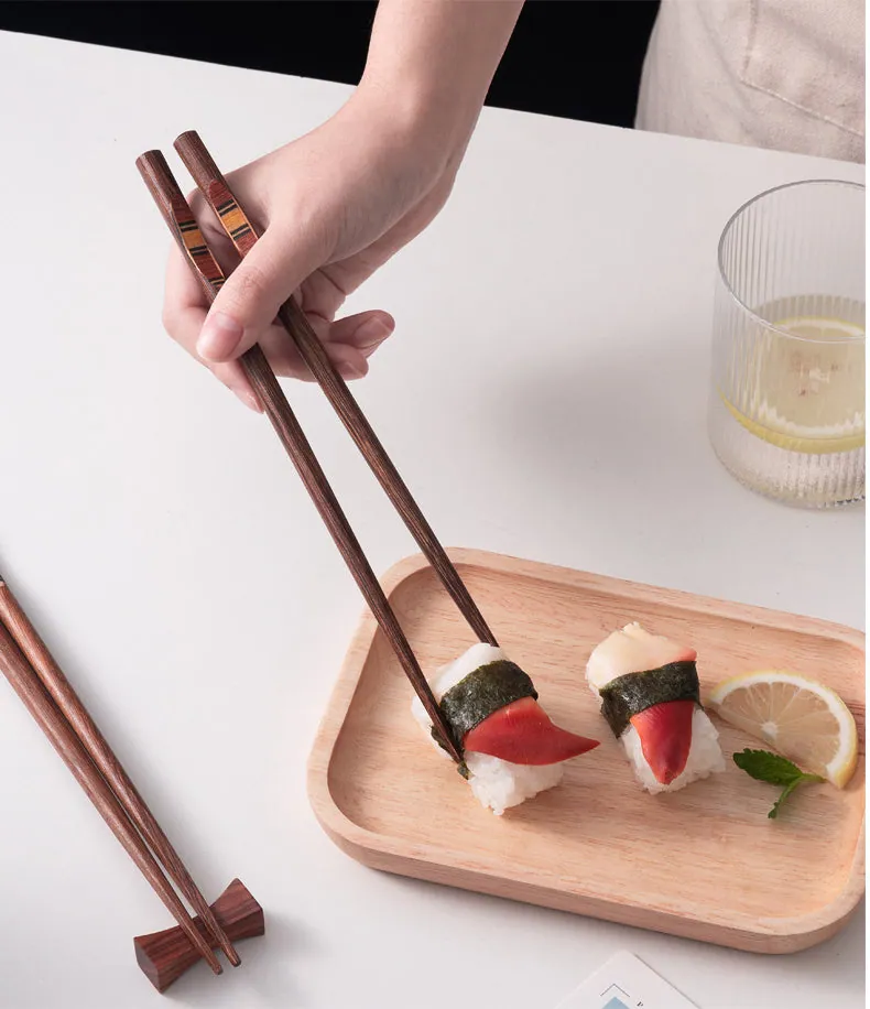 Set de baguettes japonaises en bois Sagesse, vue 3