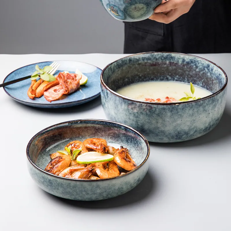 Set de vaisselle japonaise en céramique Émeraude