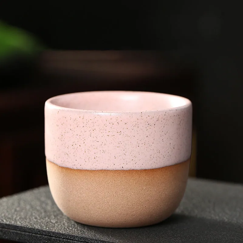 Tasse à café japonaise en grès sans anse Azur, vue 3