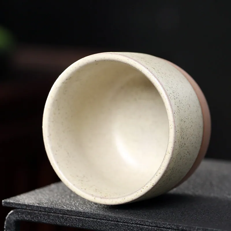 Tasse à café japonaise en grès sans anse Azur, vue 5