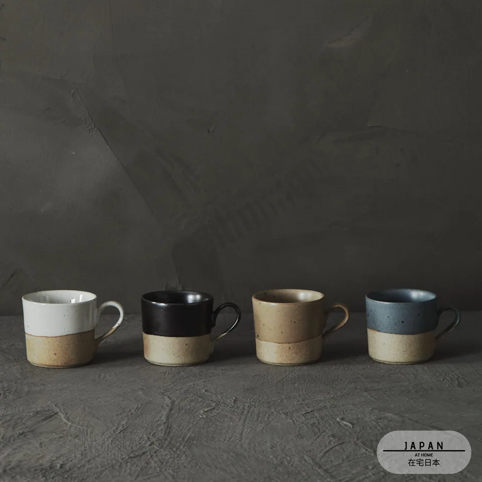 Tasse à café en grès émaillé avec anse Jade, vue 5