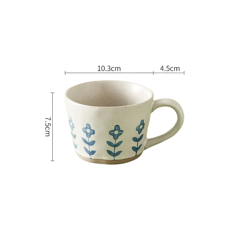 Tasse Azimut en grès émaillé, 280 ml, décors floral ou graphique, vue 4