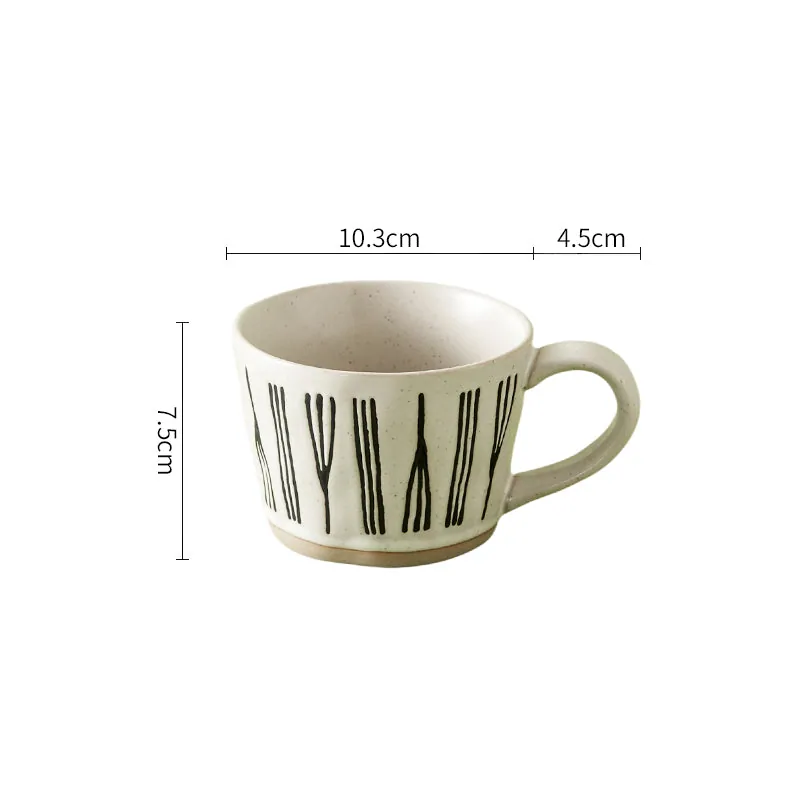 Tasse Azimut en grès émaillé, 280 ml, décors floral ou graphique, vue 5