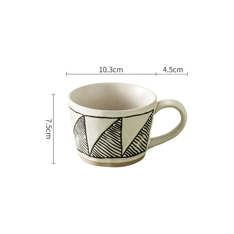 Tasse Azimut en grès émaillé, 280 ml, décors floral ou graphique, vue 7