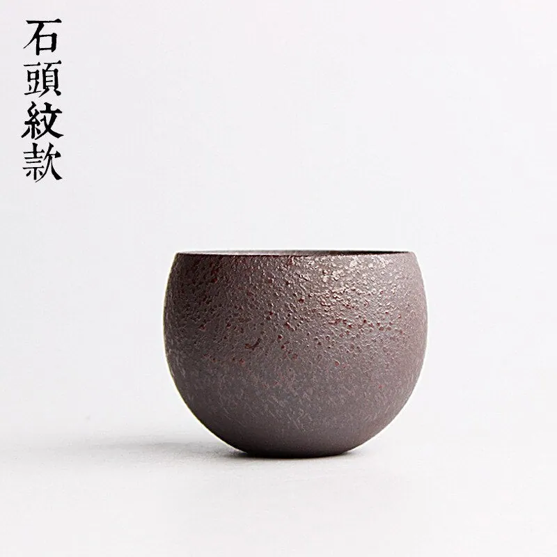 Tasse japonaise en grès à glaçure texturée Glycine, grès