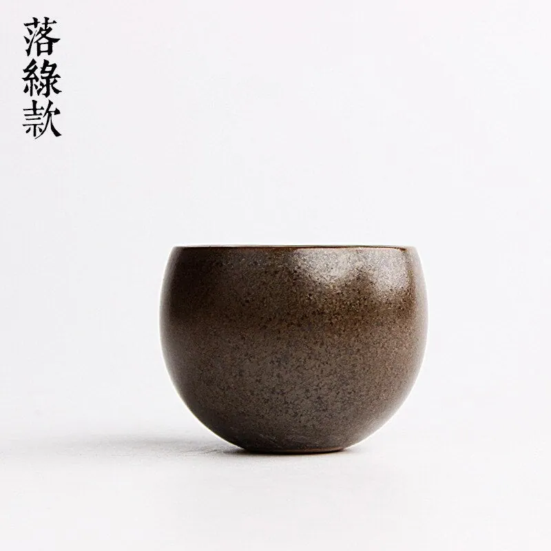 Tasse japonaise en grès à glaçure texturée Glycine, vue 2