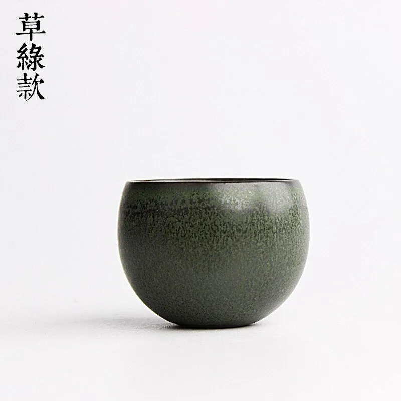 Tasse japonaise en grès à glaçure texturée Glycine, vue 5