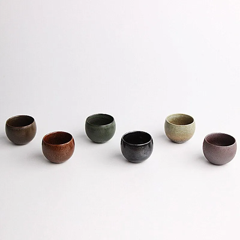 Tasse japonaise en grès à glaçure texturée Glycine, vue 7