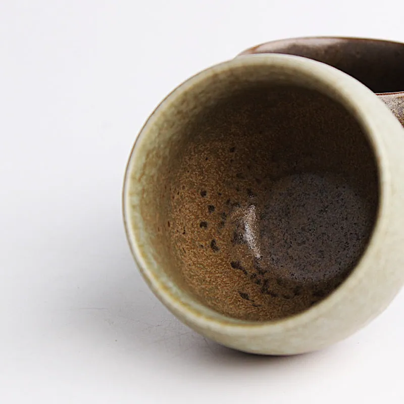 Tasse japonaise en grès à glaçure texturée Glycine, vue 8