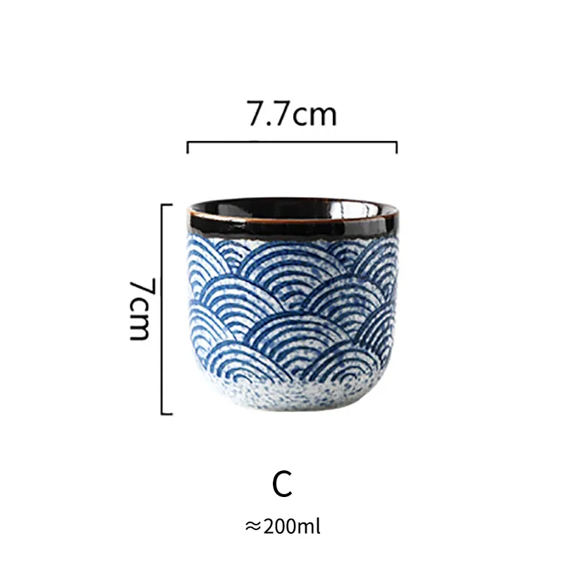 Tasse japonaise en grès émaillé Aubergine, vue 3