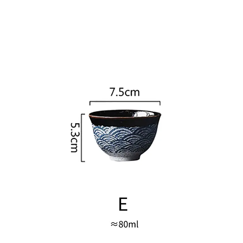 Tasse japonaise en grès émaillé Aubergine, vue 5