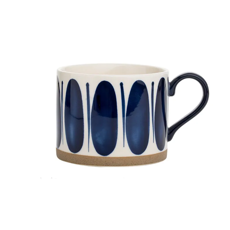 Tasse japonaise en grès à glaçure brune et cuivrée Braise, vue 2
