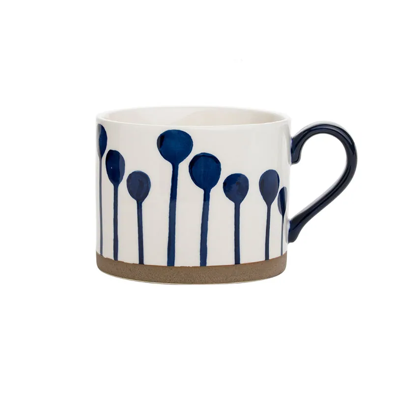Tasse japonaise en grès à glaçure brune et cuivrée Braise, vue 3