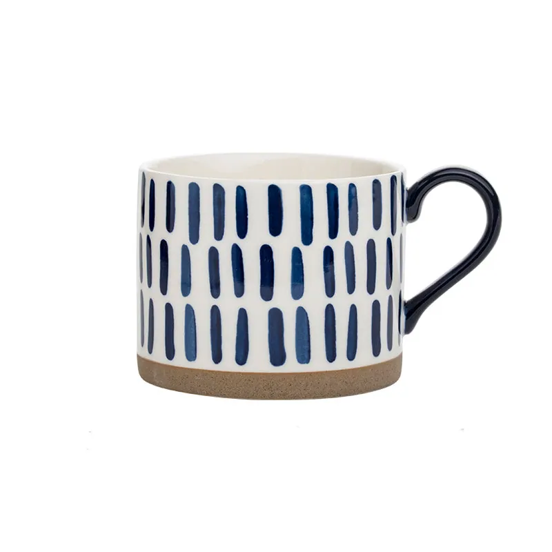 Tasse japonaise en grès à glaçure brune et cuivrée Braise, vue 4