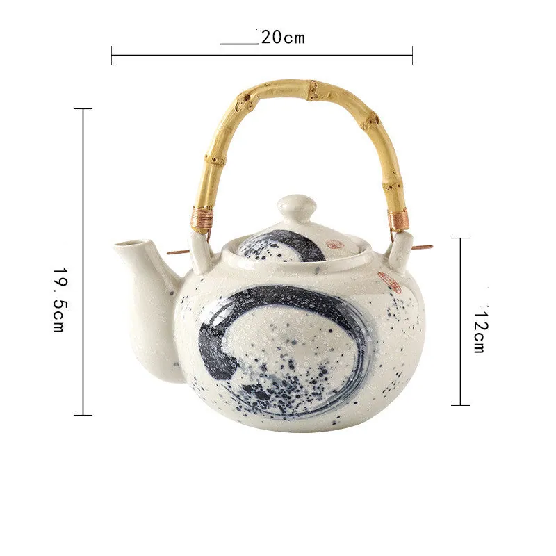 Théière japonaise en céramique émaillée Kaolin, 600 ml, vue 5