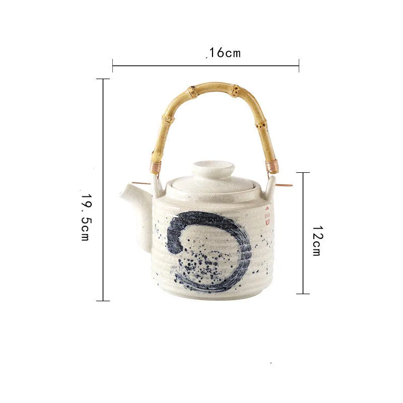Théière japonaise en céramique émaillée Kaolin, 600 ml, vue 7