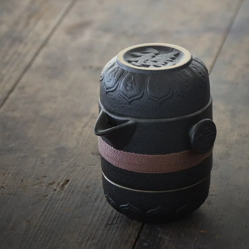 Théière japonaise de voyage en céramique Café, vue 2