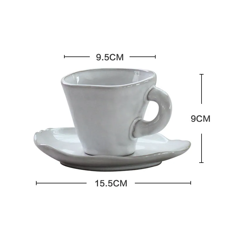 Vaisselle japonaise en céramique Cascade : tasse, soucoupe, bols