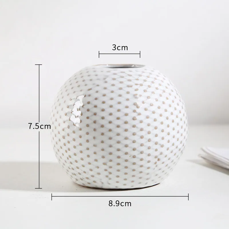 Vase soliflore en céramique texturée Ardoise, vue 2